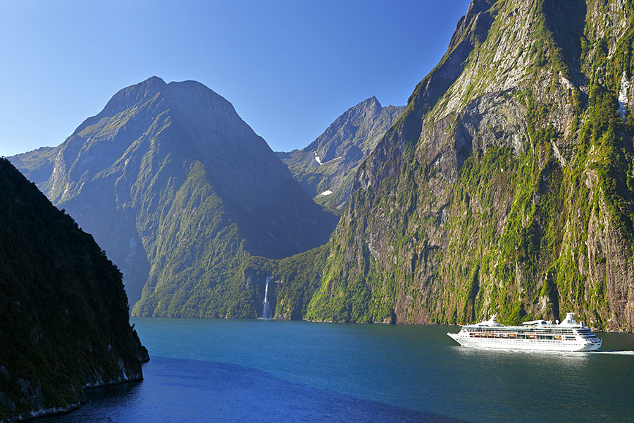 Cruise through the chasm-like fjord of Milford Sound | credit: Rob Suisted