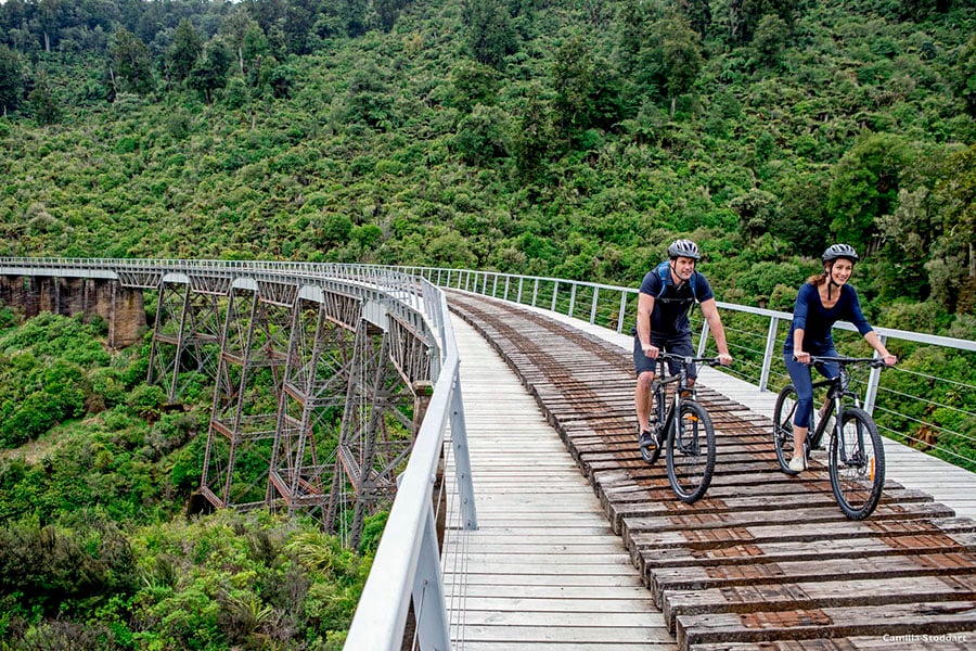 The New Zealand Cycle Trails are categorised by grades which are determined by the gradient, surface and traffic conditions | photo credit: Camilla Stodart