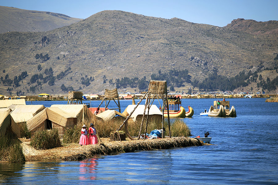 Lake Titicaca - the home of the Uros indians