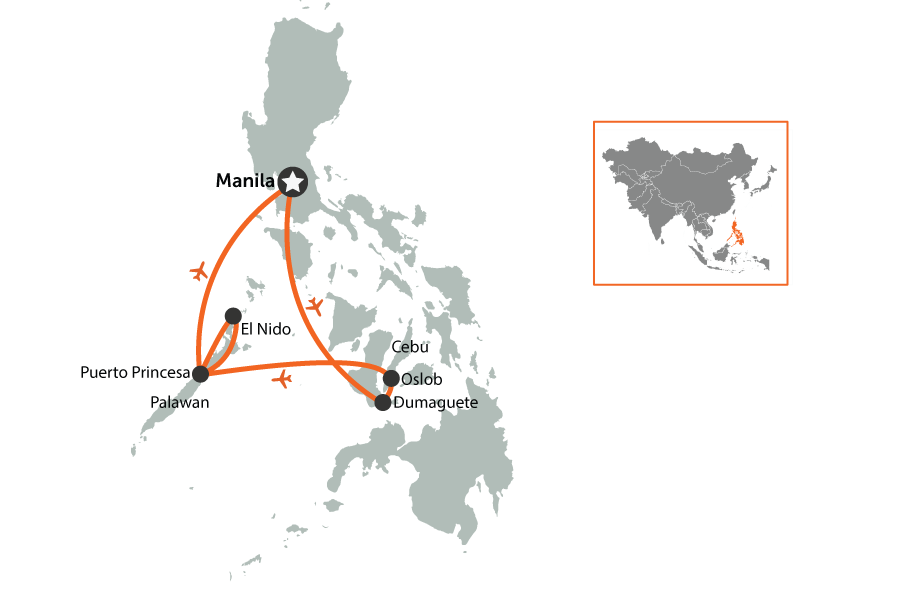 The Philippines: 2 weeks and 7000 islands to explore! | map