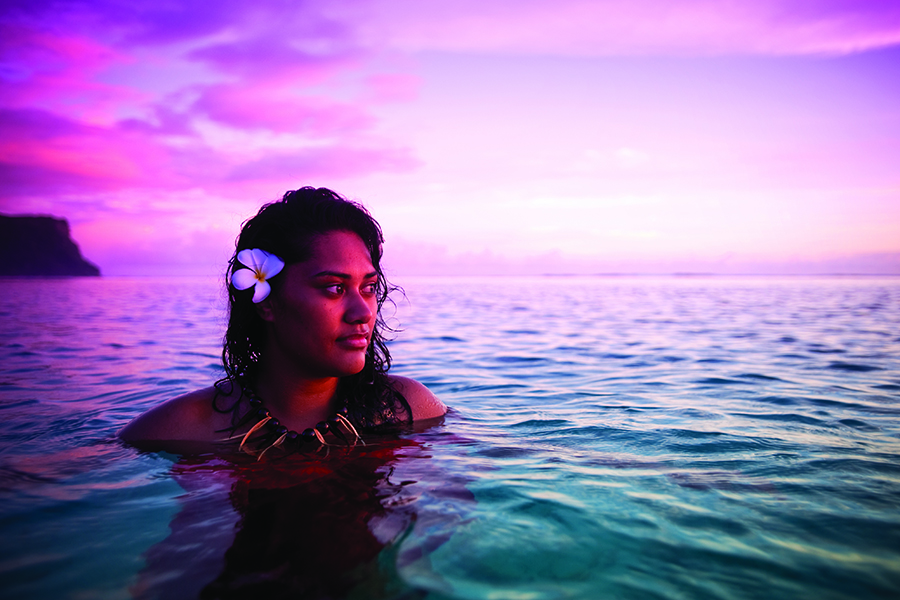 Submerge yourself in idyllic Samoan sunsets