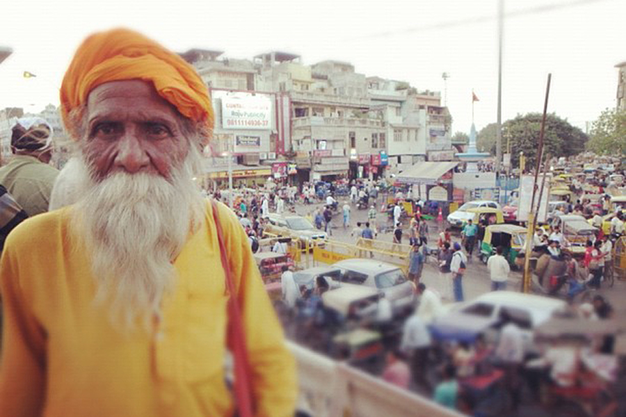Old man, Delhi, India