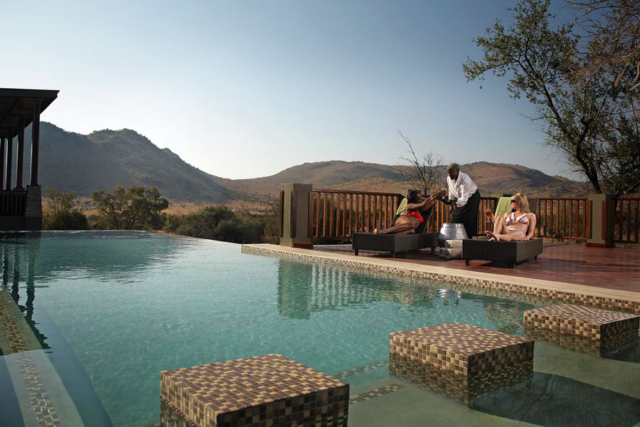 Relax after a hard day in safari | credit: Shepherd's Tree Game Lodge