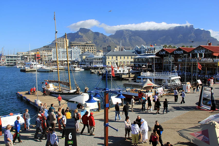 Head to the V&A waterfront for a delicious meal