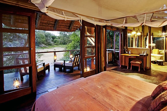 Stay in the heart of Kruger National Park at Rhino Lodge