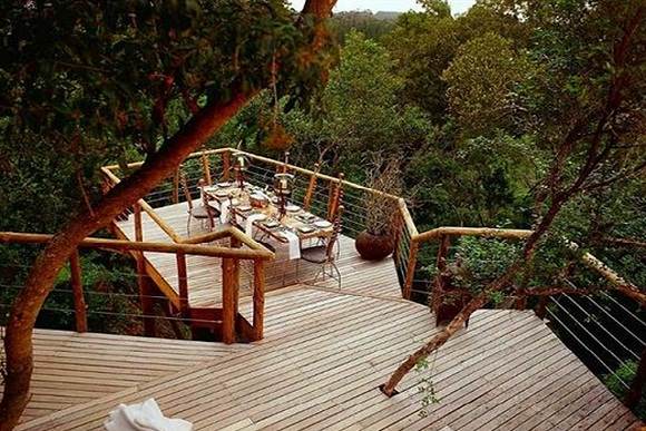 Tsala Treetop Lodge - Outdoor Dining