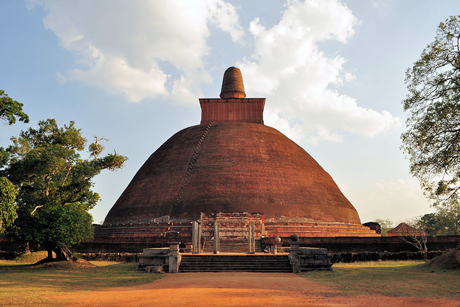 Stay in the ancient city of Anuradhapura - a UNESCO site