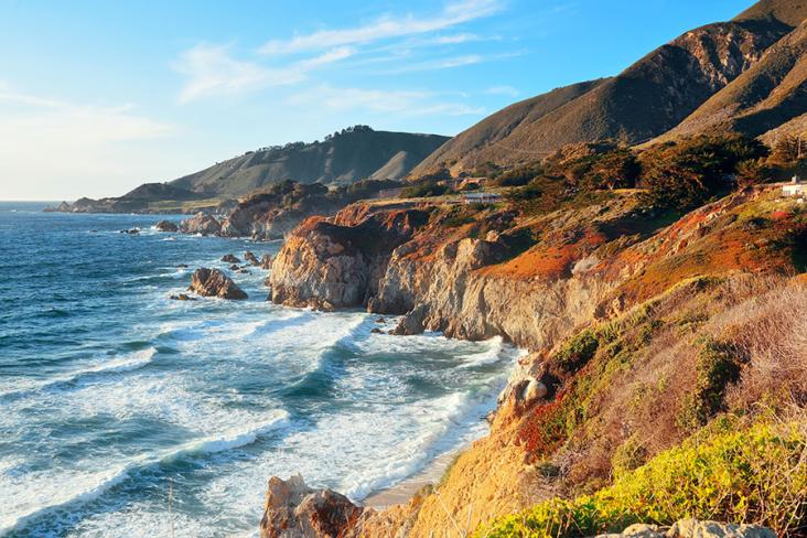 The Pacific Coast Highway offers spectacular views