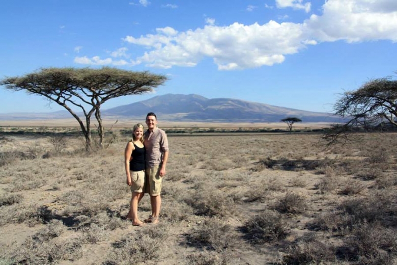 Jeremy and his wife in the Masai Mara