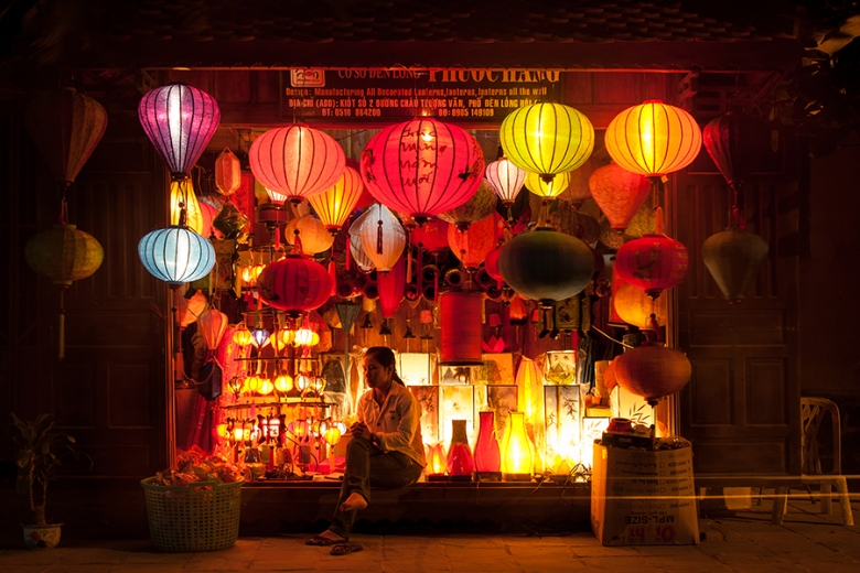 A lantern shop, Hoi An, Vietnam