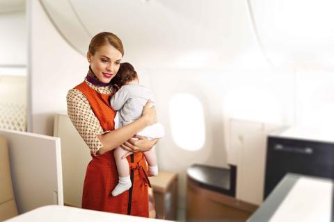 Each Flying Nanny helps take the load off of parents during the flight