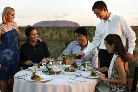 Uluru Sounds of Silence Dinner, NT | Photo credit Tourism Australia