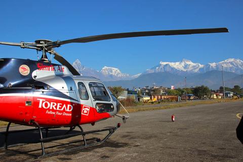 Helicopter to Annapurna Base Camp, Nepal | Travel Nation