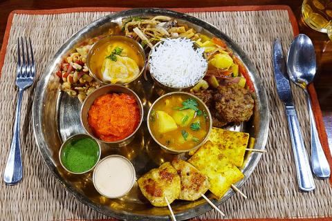 A traditional Thali meal in Nepal | Travel Nation