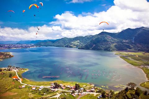 Pokhara is Nepal's adventure capital and famous for it's paragliding