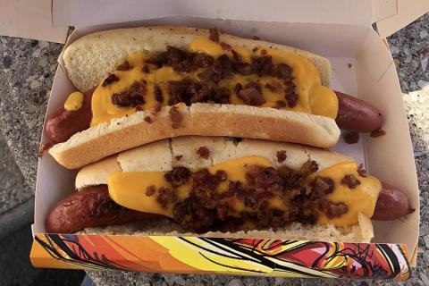 Hotdogs from Nathan's on Coney Island, NYC | Travel Nation