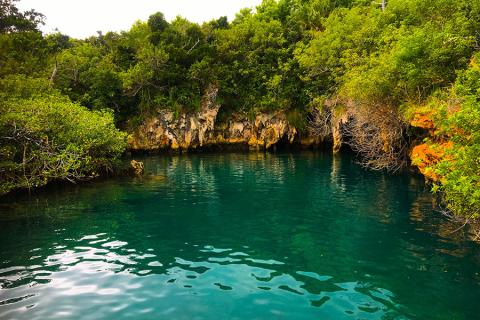 Take a swim in Blue Hole Park in Bermuda | Travel Nation