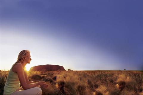 Experience a mesmerising sunset over Uluru (Ayers Rock) 
