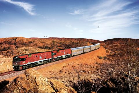 Sweep through the centre of Australia on The Ghan
