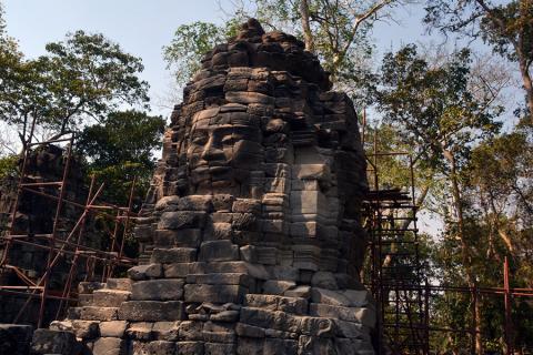 A temple at Banteay Chhmar, Cambodia