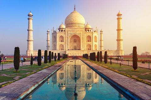 The Taj Mahal is as grand and breath-taking as you would imagine