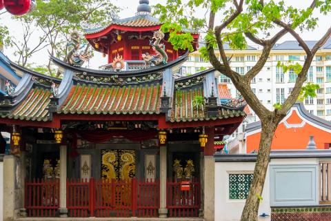 Visit Chinatown's ancient Thian Hock Keng Temple
