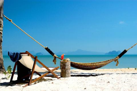 Relax in a hammock at Paradise Koh Yao, Thailand