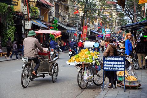 Hanoi has a very different feel to Ho Chi Minh City