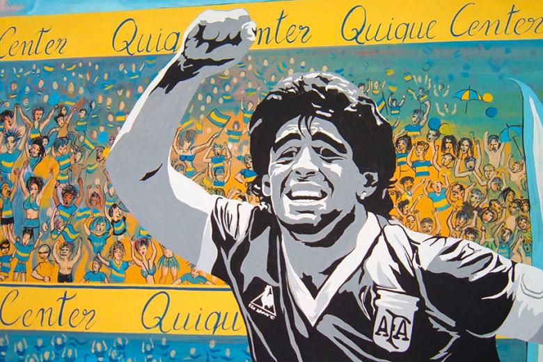 See Diego Maradona in the street art of Buenos Aires | Travel Nation