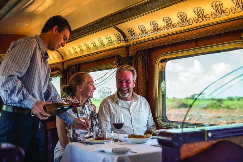 Your lunch in the Queen Adelaide Restaurant is included | The Ghan Australia