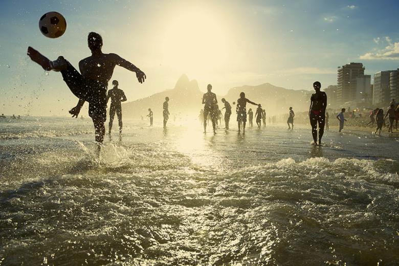 Play football on iconic Ipanema Beach in Rio | Travel Nation