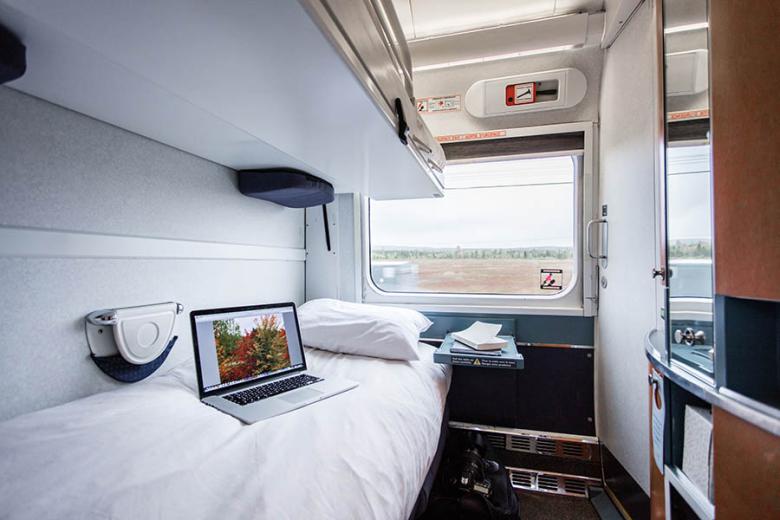 Settle into a Sleeper Plus cabin on the Ocean Train | Photo credit: VIA Rail Canada