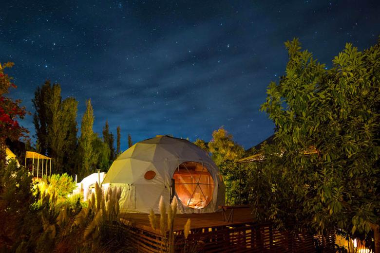 Sleep in a geodesic dome in the Elqui Valley | Photo credit: Elqui Domos