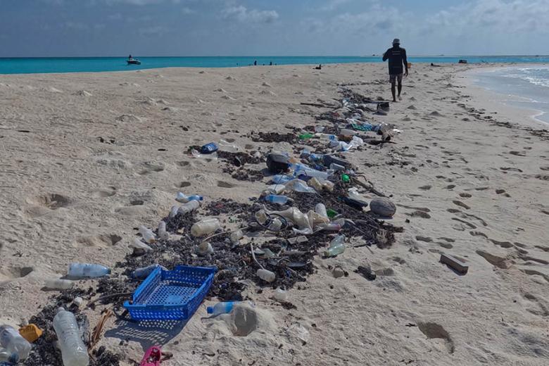 Beach cleaning in the Maldives | Travel Nation