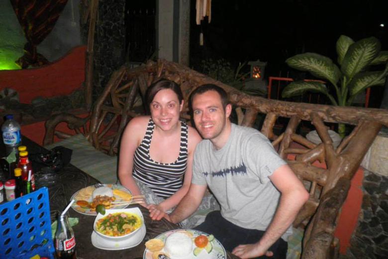 Claire enjoying the jungle camp in Sumatra | Travel Nation