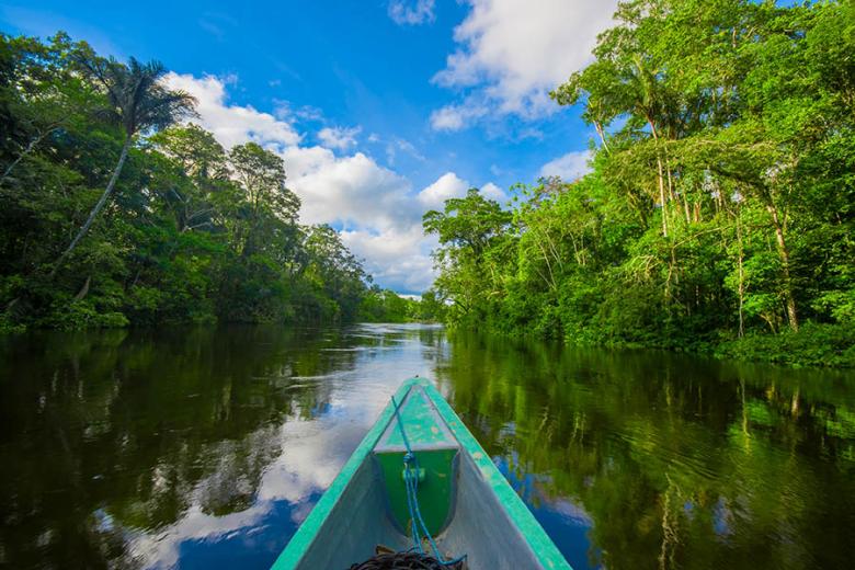 Glide down the Cuyabeno river to your Ecuador rainforest lodge | Travel Nation