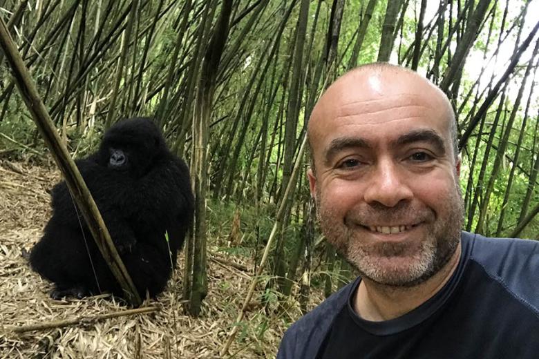 Jonny meeting the mountain gorillas of Rwanda | Travel Nation