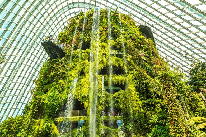 See the world's largest indoor waterfall in Singapore | Travel Nation