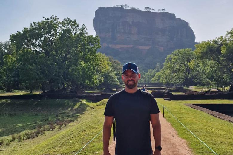 David at Sigiriya in Sri Lanka | Travel Nation
