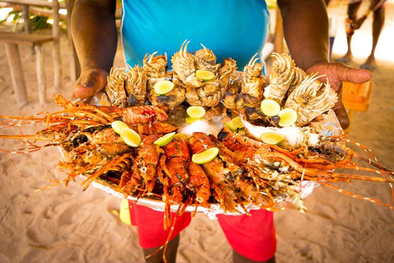 Tuck into a seafood lunch on the Blue Safari in Zanzibar | Travel Nation