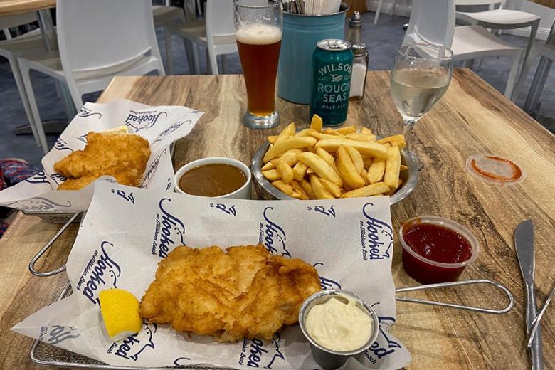 Enjoying fish and chips in Albany, WA | Travel Nation