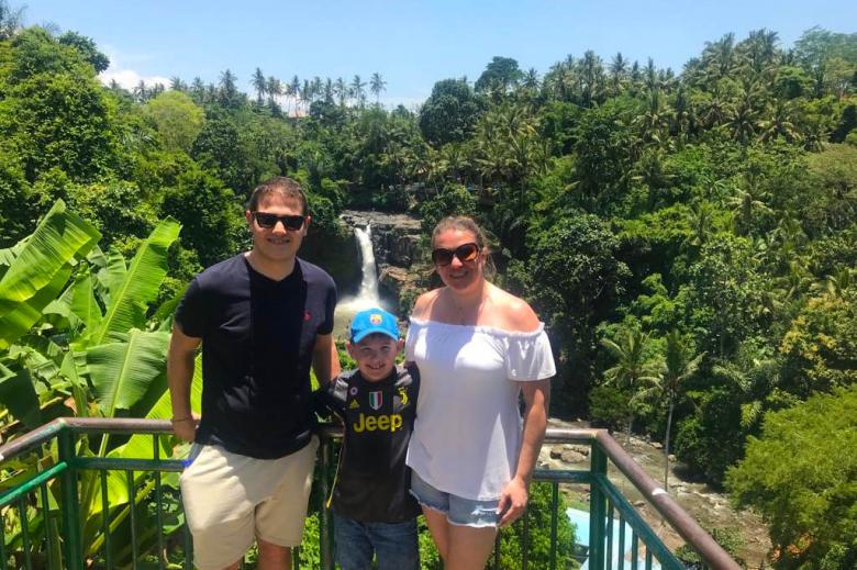 Twin-centre Malaysia and Bali honeymoon package: Tegenungan waterfall in Bali