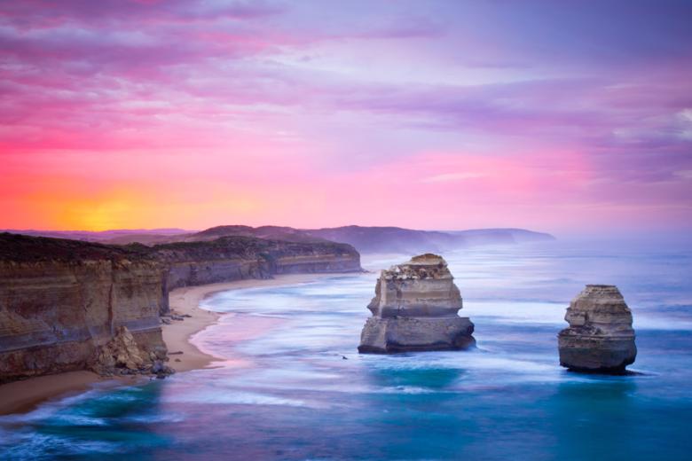 Make your way along the spectacular Great Ocean Road