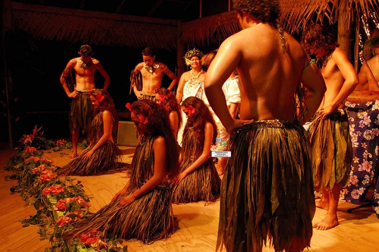 Cultural show, Rarotonga, Cook Islands