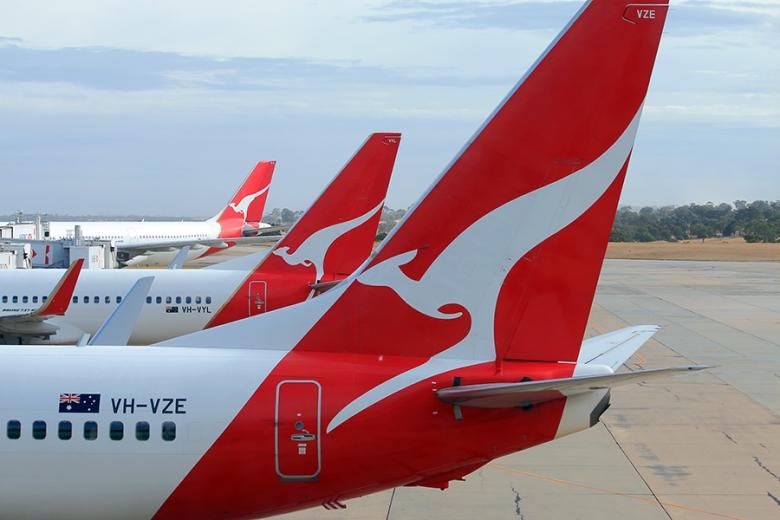 Qantas tailfins