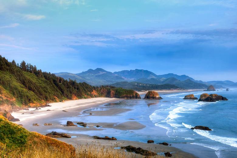 Cannon Beach is famed for its appearance in the cult film ‘The Goonies’