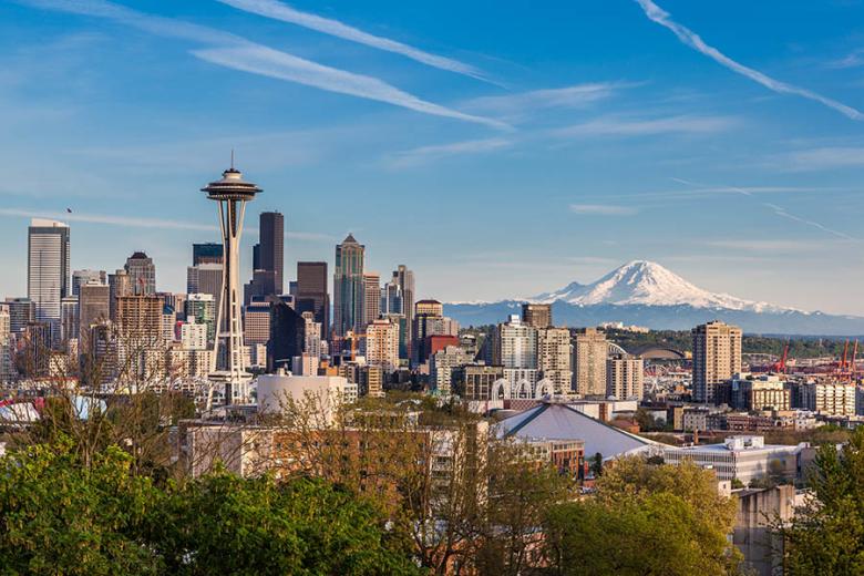 Seattle is the natural starting place for any west coast America fly drive