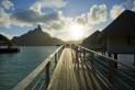 See sunset from an overwater bungalow on Bora Bora | Travel Nation