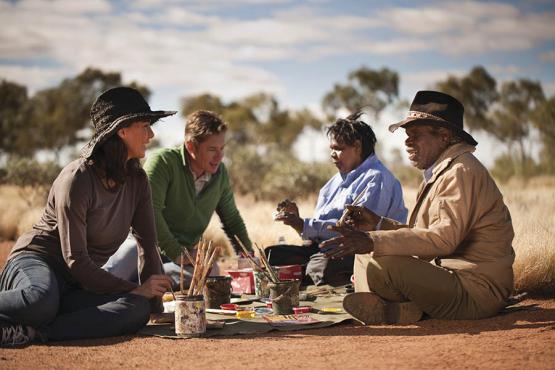 Learn more about the indigenous culture of the region from experienced guides | Photo credit: James Fisher and Tourism Australia