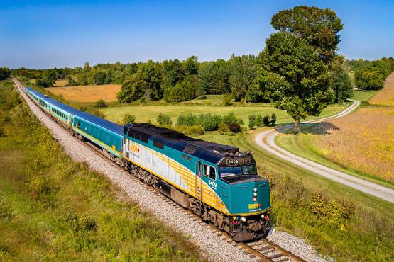 Take the train through stunning Eastern Canada | Photo credit: VIA Rail Canada
